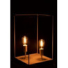 Lampa z bílého kovového rámu Tilde L - Ø 30,5*51 cm