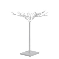 Bílý kovový dekorativní strom Leonois M - Ø 62*80 cm