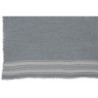 Modro - bílý bavlněný pléd  Stripes - 130*170 cm