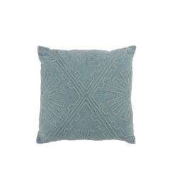 Světle modrý polštář s výplní Aztec - 45*45 cm