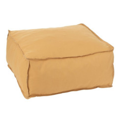 Žlutý sedák / puf Hassock- 60*60*28 cm