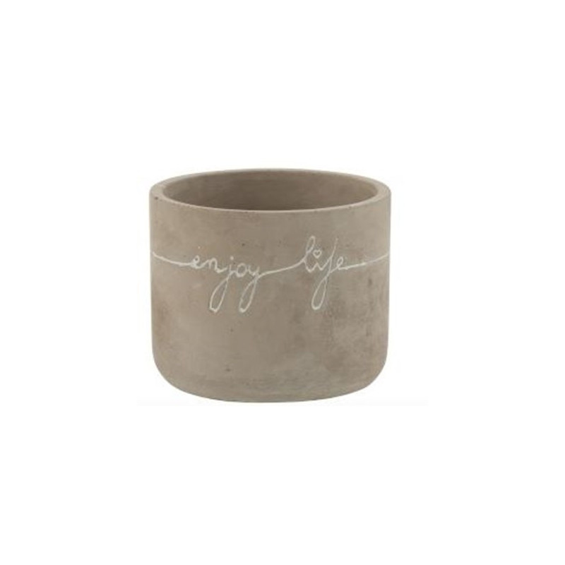 Betonový obal na květináč Enjoy Life S - Ø 12,5*10 cm