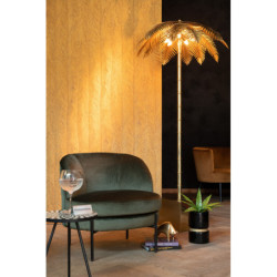 Zlatá kovová stojací palmová lampa Coconut - Ø 77*210 cm