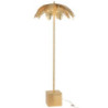 Zlatá kovová stojací palmová lampa Coconut - Ø 77*210 cm