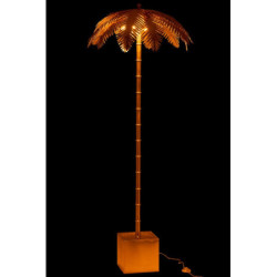 Zlatá kovová stojací palmová lampa Coconut - Ø 77*210 cm