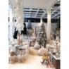 Zasněžený vánoční stromek s led světýlky Snowy - 130*130*210cm