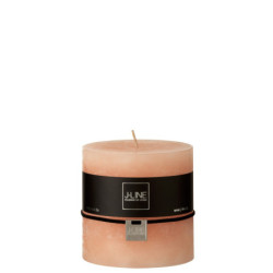 Broskvová nevonná svíčka  Peach  válec  XL - Ø  10*10 cm