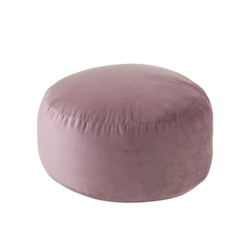 Sametový purpurový puf Haass - Ø 60*30 cm