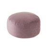 Sametový purpurový puf Haass - Ø 60*30 cm
