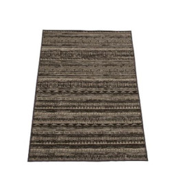 Přírodno-černý koberec Ethnic -  70*110cm