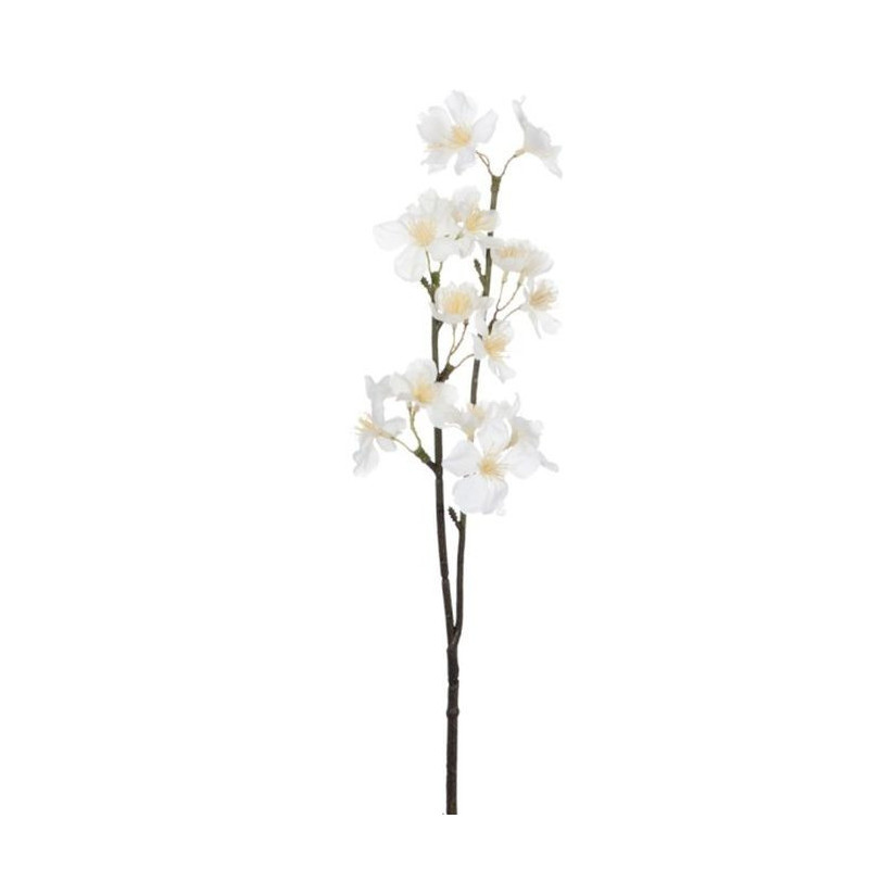 Větvička s bílými květy Julien - 8*5*46 cm