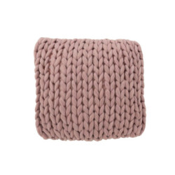 Pletený fialkový polštář Tricot purple - 40*40 cm
