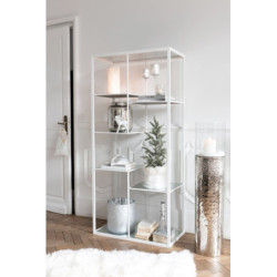 Sada 2 bílých chlupatých obalů na květináče Plush pots – Ø 27 *25 cm