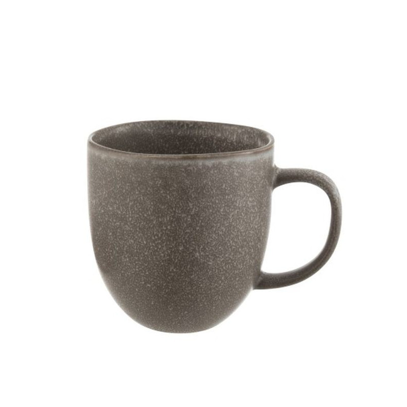 Šedo-hnědý keramický hrnek Louise taupe - 13*8,5*10cm