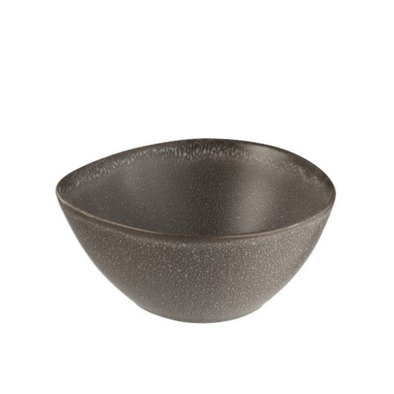 Šedo-hnědá miska Louise taupe - 15*15*6cm