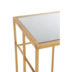 Konzolový stolek se skleněnou deskou