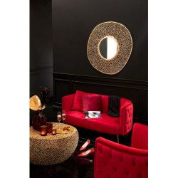 Coffee stolek Koral gold - 81*81*41cm