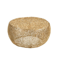 Coffee stolek Koral gold - 81*81*41cm