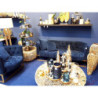 Coffee stolek Koral gold - 114*112*30cm