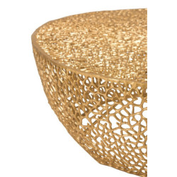 Coffee stolek Koral gold - 114*112*30cm