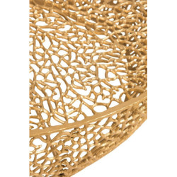 Coffee stolek Koral gold - 114*112*30cm