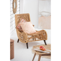 Přírodní ratanové designové křeslo Laina - 60*90*85 cm