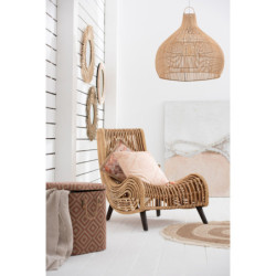 Přírodní ratanové designové křeslo Laina - 60*90*85 cm