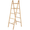 Bambusový věšák na ručníky žebřík Bamboo Pliable - 50*10*157 cm