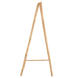 Bambusový věšák na ručníky žebřík Bamboo Pliable - 50*10*157 cm