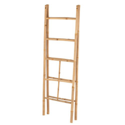 Bambusový věšák na ručníky žebřík Bamboo Pliable - 50*10*157 cm