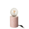 Růžová stolní lampa Terrazzo - Ø 10*13 cm/E27