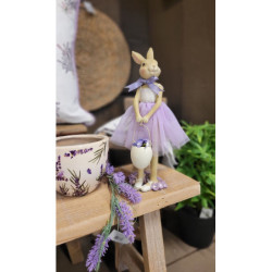 Fialová dekorační girlanda levandule - 7 * 2 * 100cm