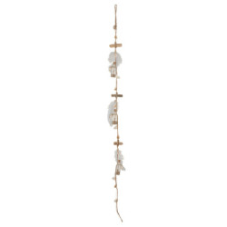 Girlanda s peříčky a lahvičkami - 7*2,5*105 cm