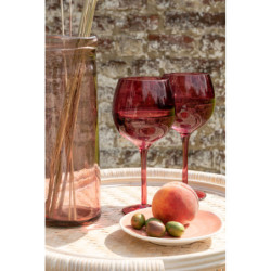 Sada 2ks korálový a růžový malý talířek Apero - Ø 15*2 cm