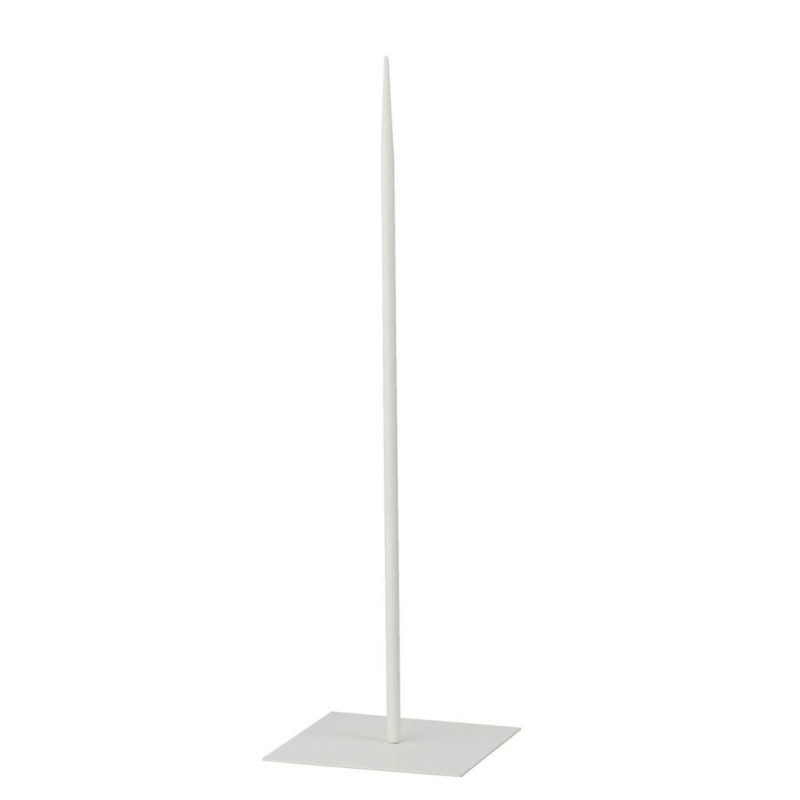 Bílý kovový stojan na toaletní papír M - 18*18*60 cm