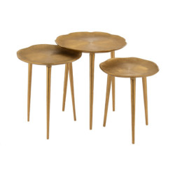 Set 3ks odkládacích stolků Irregular - 45*45*54 cm