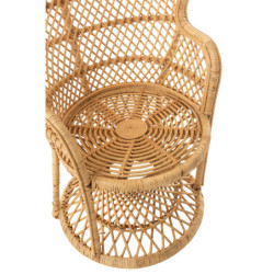 Přírodní ratanové designové křeslo Peacock - 101*58*134 cm