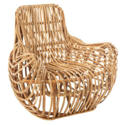Přírodní ratanové designové křeslo Ana Rattan - 99*87*89 cm