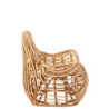 Přírodní ratanové designové křeslo Ana Rattan - 99*87*89 cm