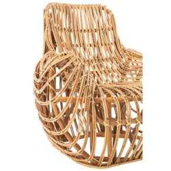 Přírodní ratanové designové křeslo Ana Rattan - 99*87*89 cm