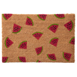 Rohožka z kokosových vláken s motivem melounu - 60*40*1,5 cm