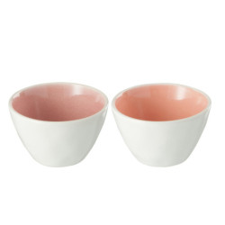 Sada 2ks korálová a růžová malá miska Apero - Ø 10*6 cm