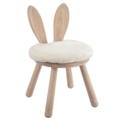 Dřevěná židlička pro děti Rabbit - 34*34*55 cm