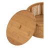 Set 2ks kulatých ratanových boxů s výpletem Rattan Boom  - Ø 31*19cm