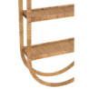 Nástěnná oválná ratanová polička Rattan Boom  - 56*20*110cm