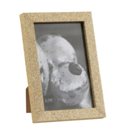 Zlatý dekorativní fotorámeček s flitry Glitter gold - 12*1,5*17 cm / 10*15cm