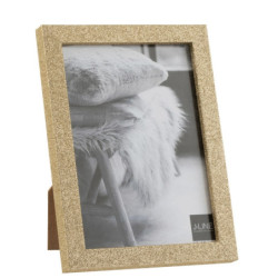 Zlatý dekorativní fotorámeček s flitry Glitter gold - 15*2*20 cm / 13*18cm
