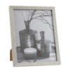Stříbrný dekorativní fotorámeček s flitry Glitter silver - 22*2*27 cm / 20*25cm