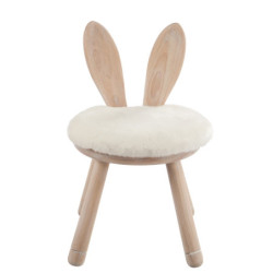 Dřevěná židlička pro děti Rabbit - 34*34*55 cm