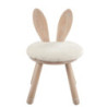 Dřevěná židlička pro děti Rabbit - 34*34*55 cm